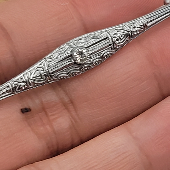 Very Intricate French Art Deco Revival Silver Plated  Rhinestone Centerpiece - Picture 3 of 10